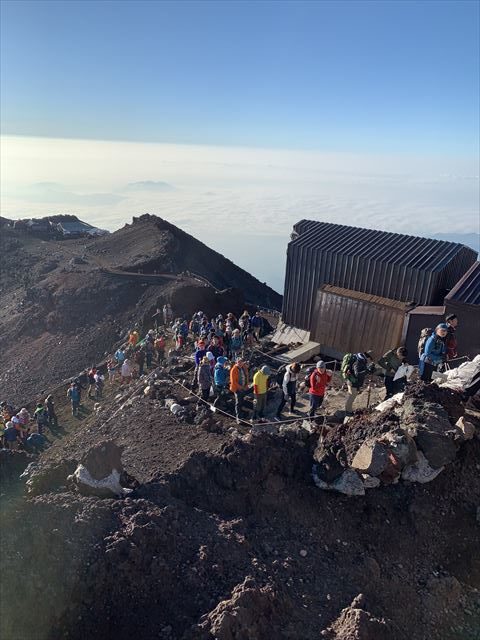 Mt.Fuji55_富士宮ルート_山頂_剣ヶ峰最高峰